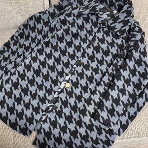 Stylish Houndstooth Jacket
